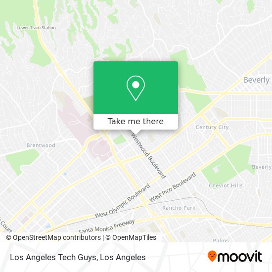 Los Angeles Tech Guys map