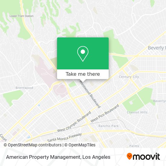 American Property Management map