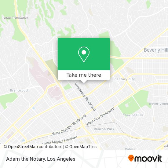 Adam the Notary map