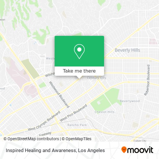 Inspired Healing and Awareness map