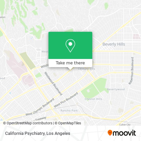 Mapa de California Psychiatry