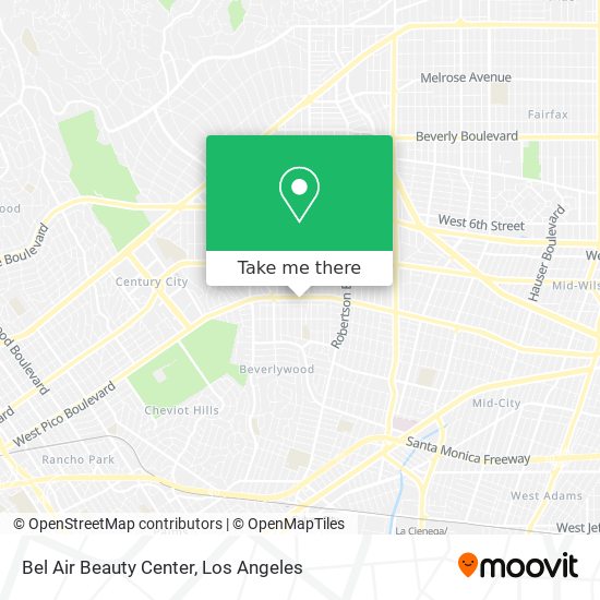 Bel Air Beauty Center map