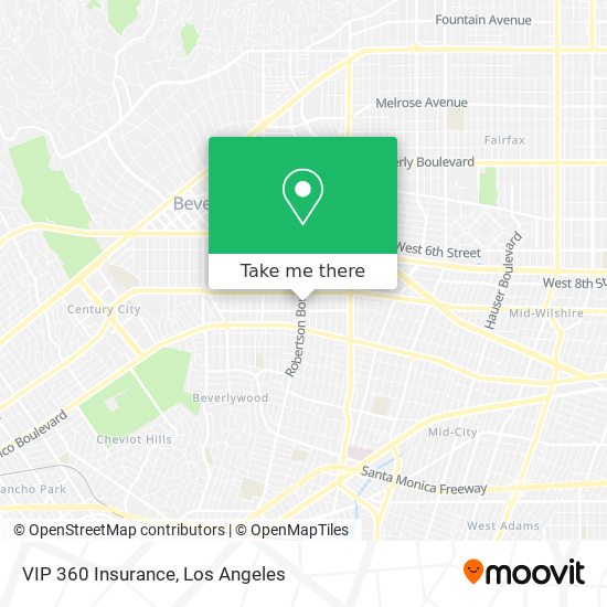 VIP 360 Insurance map