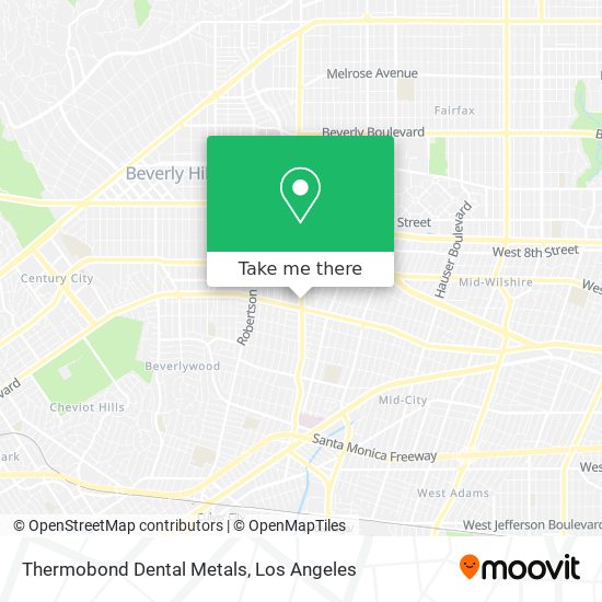 Mapa de Thermobond Dental Metals