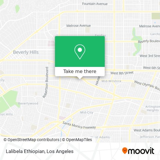 Lalibela Ethiopian map