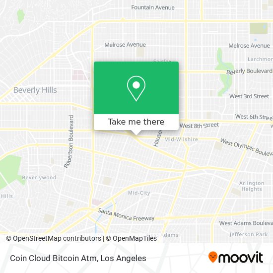 Coin Cloud Bitcoin Atm map