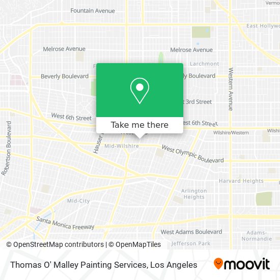 Thomas O' Malley Painting Services map
