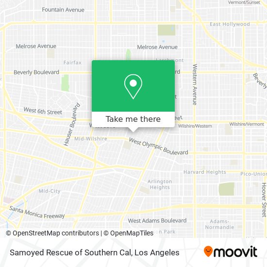 Mapa de Samoyed Rescue of Southern Cal