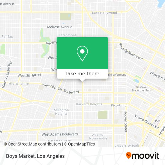 Boys Market map