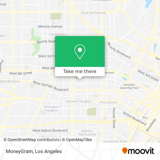 MoneyGram map