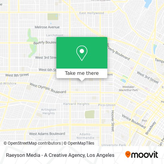 Mapa de Raeyson Media - A Creative Agency