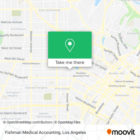 Fishman Medical Accounting map