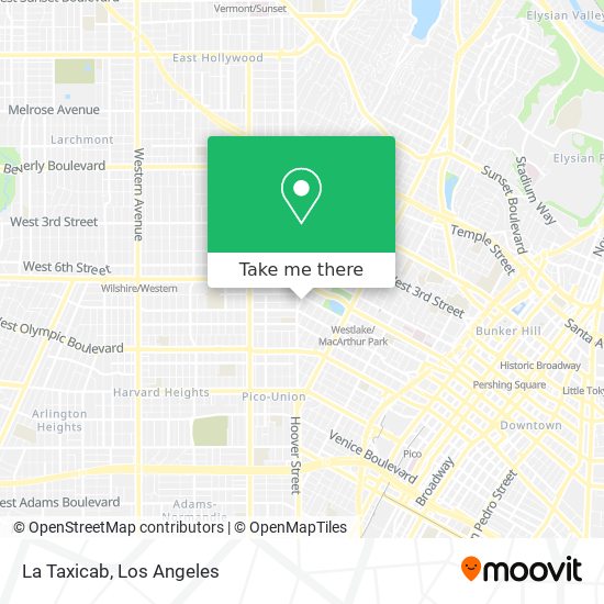 La Taxicab map