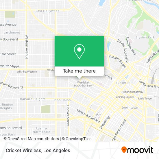 Cricket Wireless map