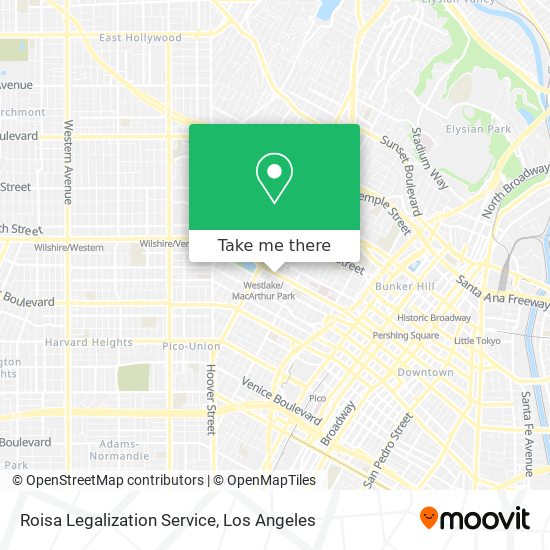 Roisa Legalization Service map