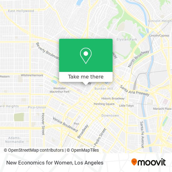 New Economics for Women map