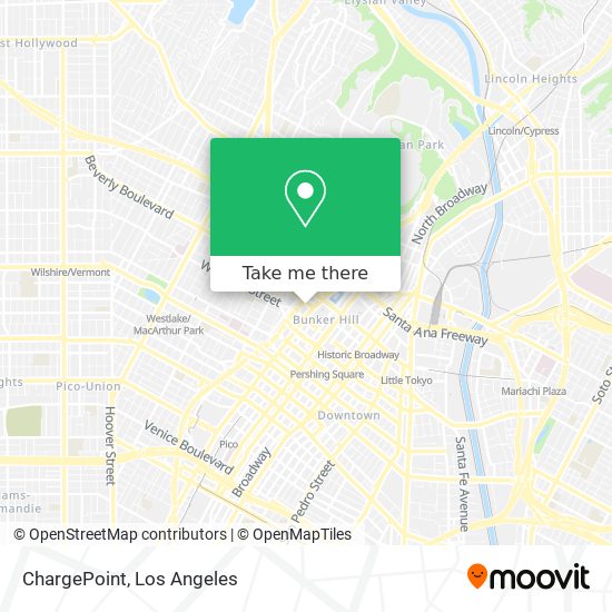 ChargePoint map