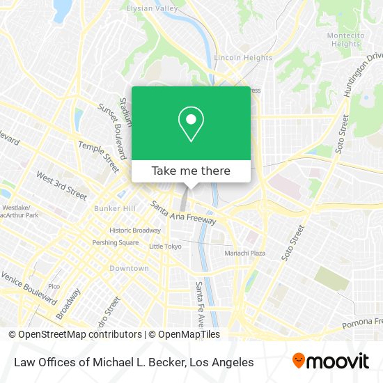 Mapa de Law Offices of Michael L. Becker