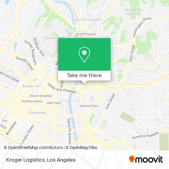 Kroger Logistics map