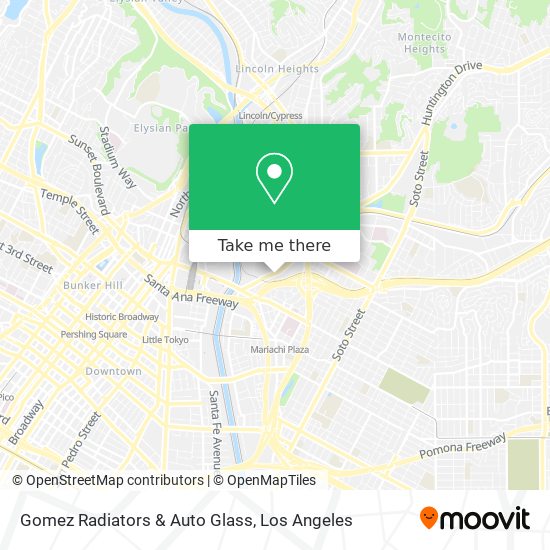 Gomez Radiators & Auto Glass map