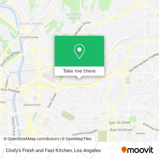 Cindy's Fresh and Fast Kitchen map