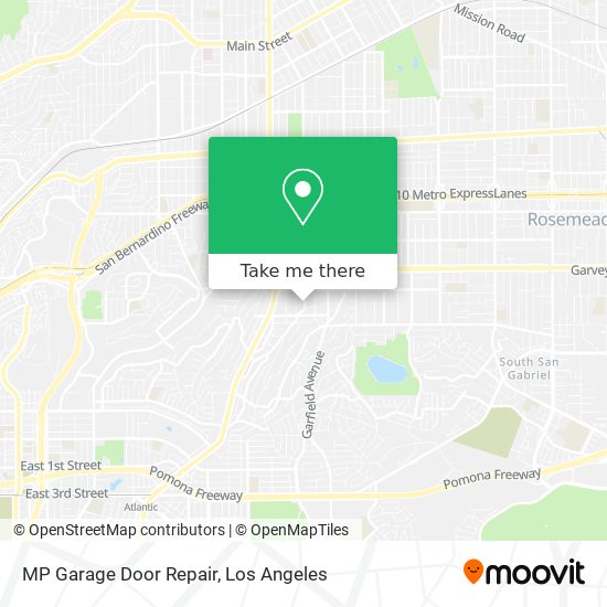 MP Garage Door Repair map