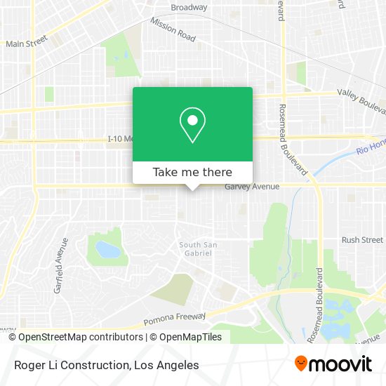 Mapa de Roger Li Construction
