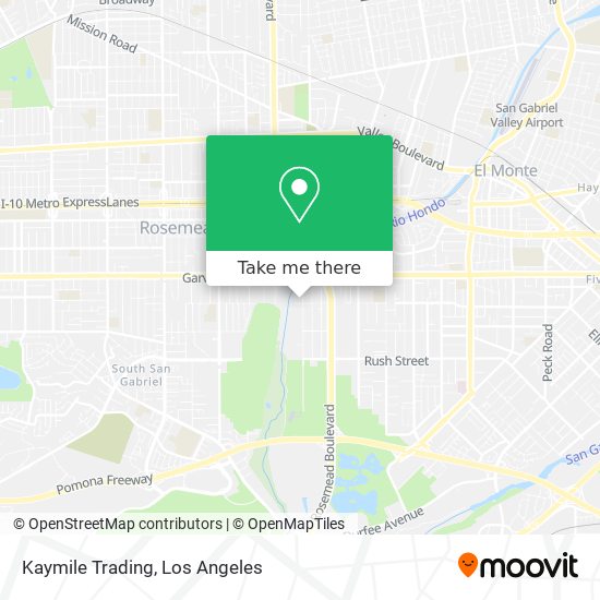 Kaymile Trading map