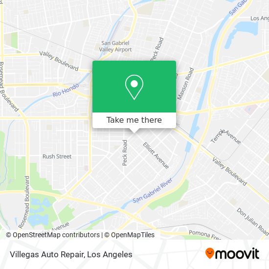 Mapa de Villegas Auto Repair