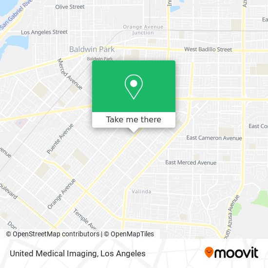 United Medical Imaging map