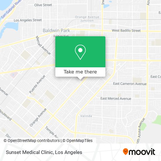 Mapa de Sunset Medical Clinic