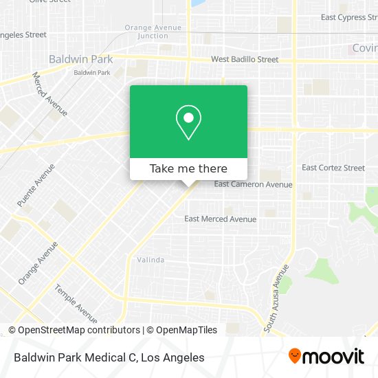 Baldwin Park Medical C map