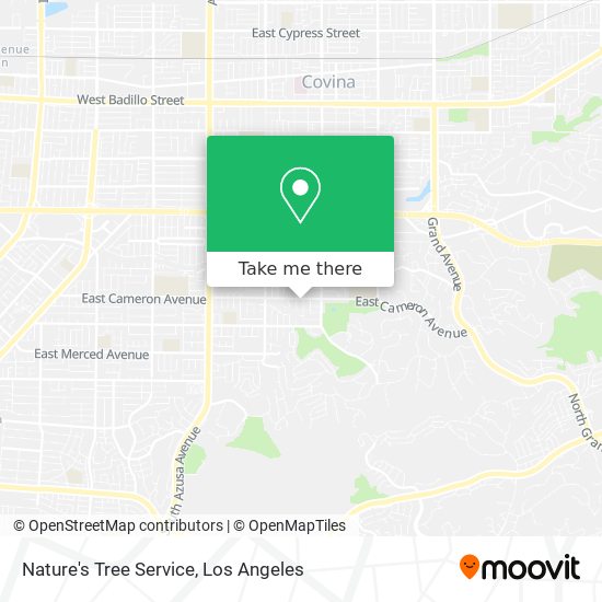 Nature's Tree Service map