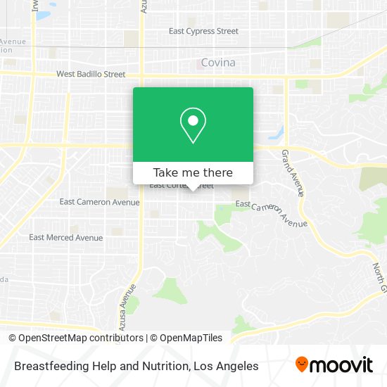 Breastfeeding Help and Nutrition map