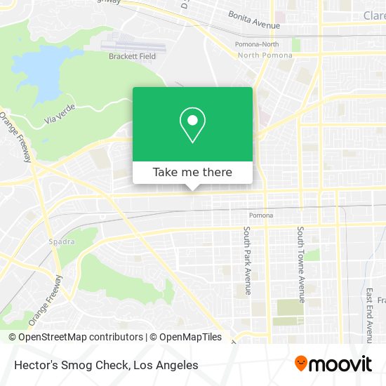 Hector's Smog Check map