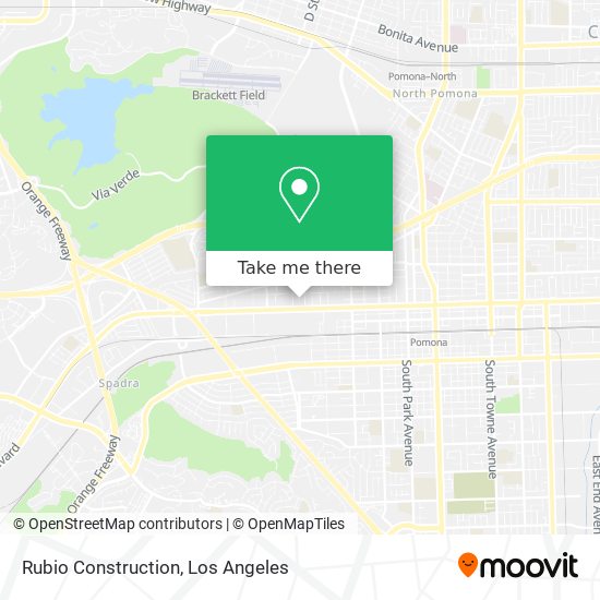 Rubio Construction map