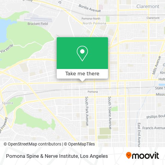 Mapa de Pomona Spine & Nerve Institute