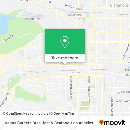 Vega's Burgers Breakfast & Seafood map