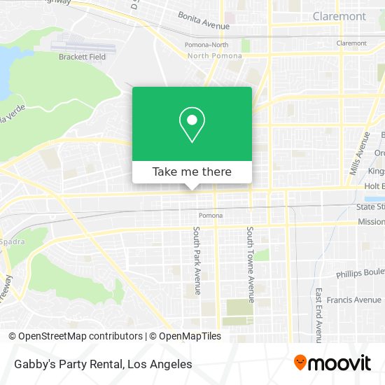 Mapa de Gabby's Party Rental