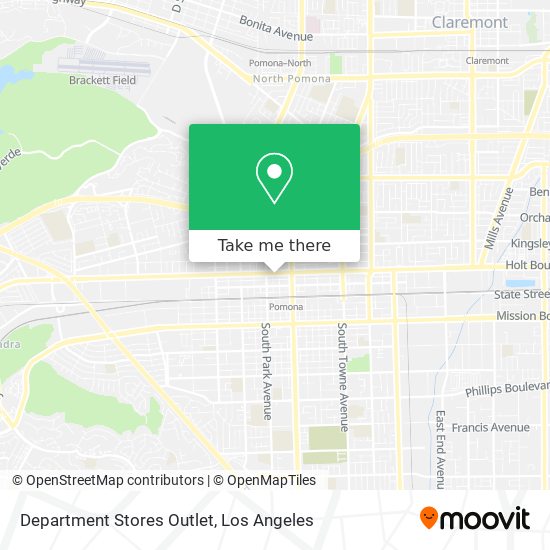 Mapa de Department Stores Outlet