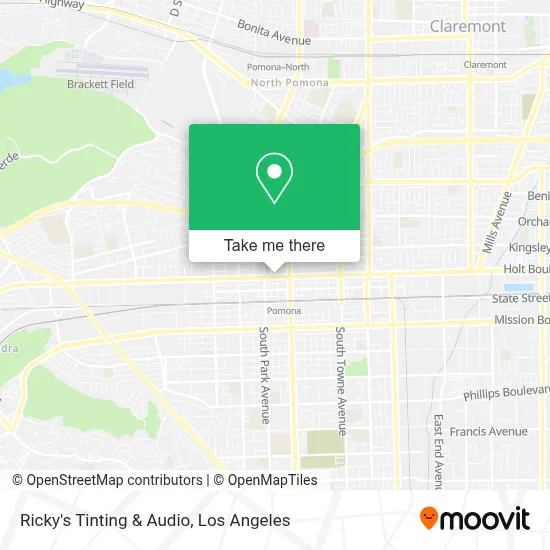 Ricky's Tinting & Audio map