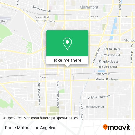 Prime Motors map