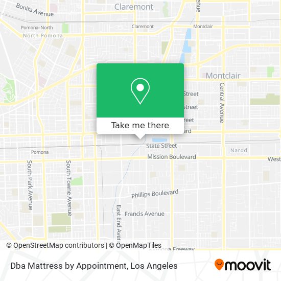 Dba Mattress by Appointment map