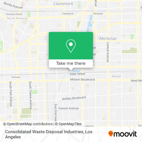 Consolidated Waste Disposal Industries map