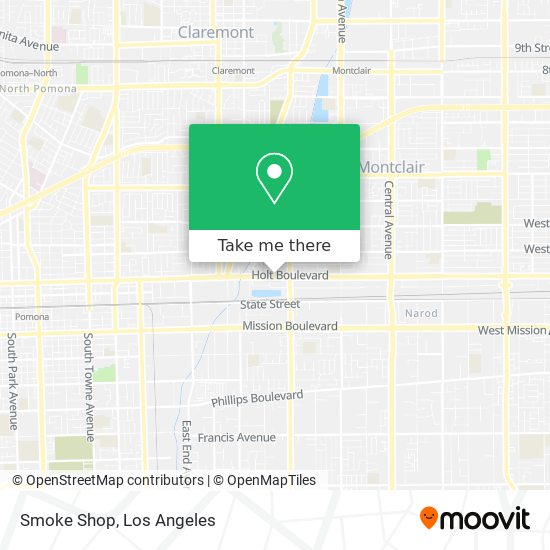 Smoke Shop map