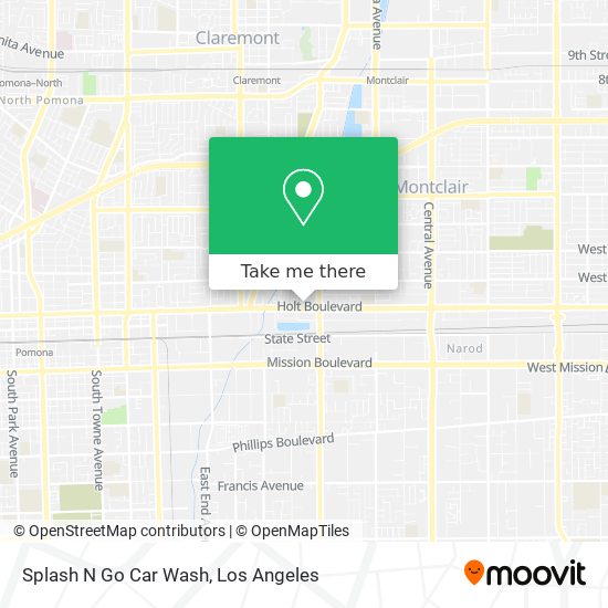 Splash N Go Car Wash map