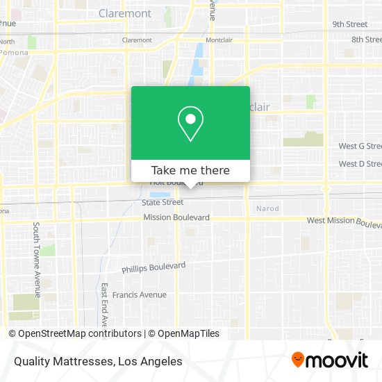 Quality Mattresses map