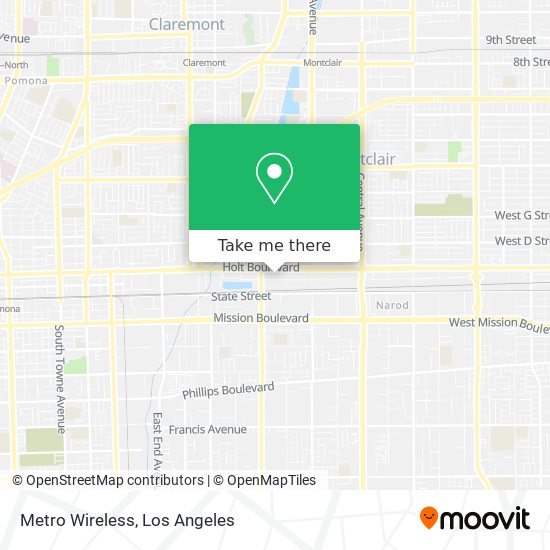 Metro Wireless map