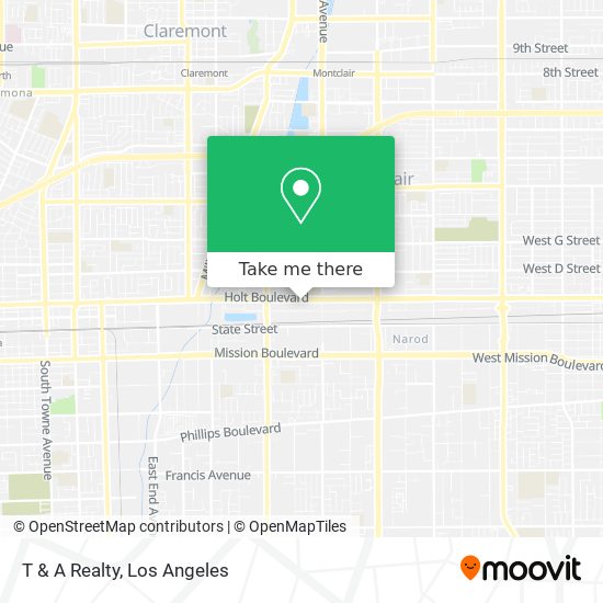 T & A Realty map