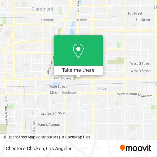 Mapa de Chester's Chicken